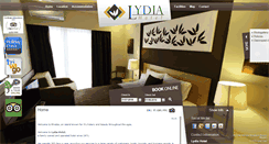 Desktop Screenshot of lydiahotel.gr