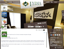 Tablet Screenshot of lydiahotel.gr